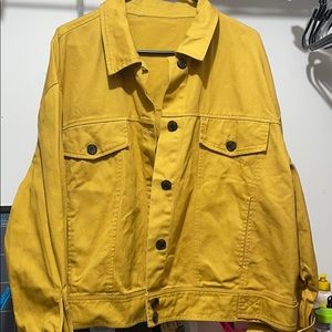 Mustard vintage oversized jacket